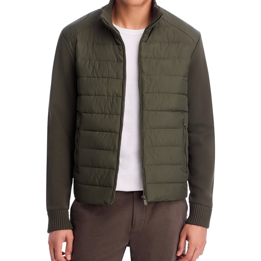 NWT - SAVE THE DUCK Men's Dark Green Puffer Jacket